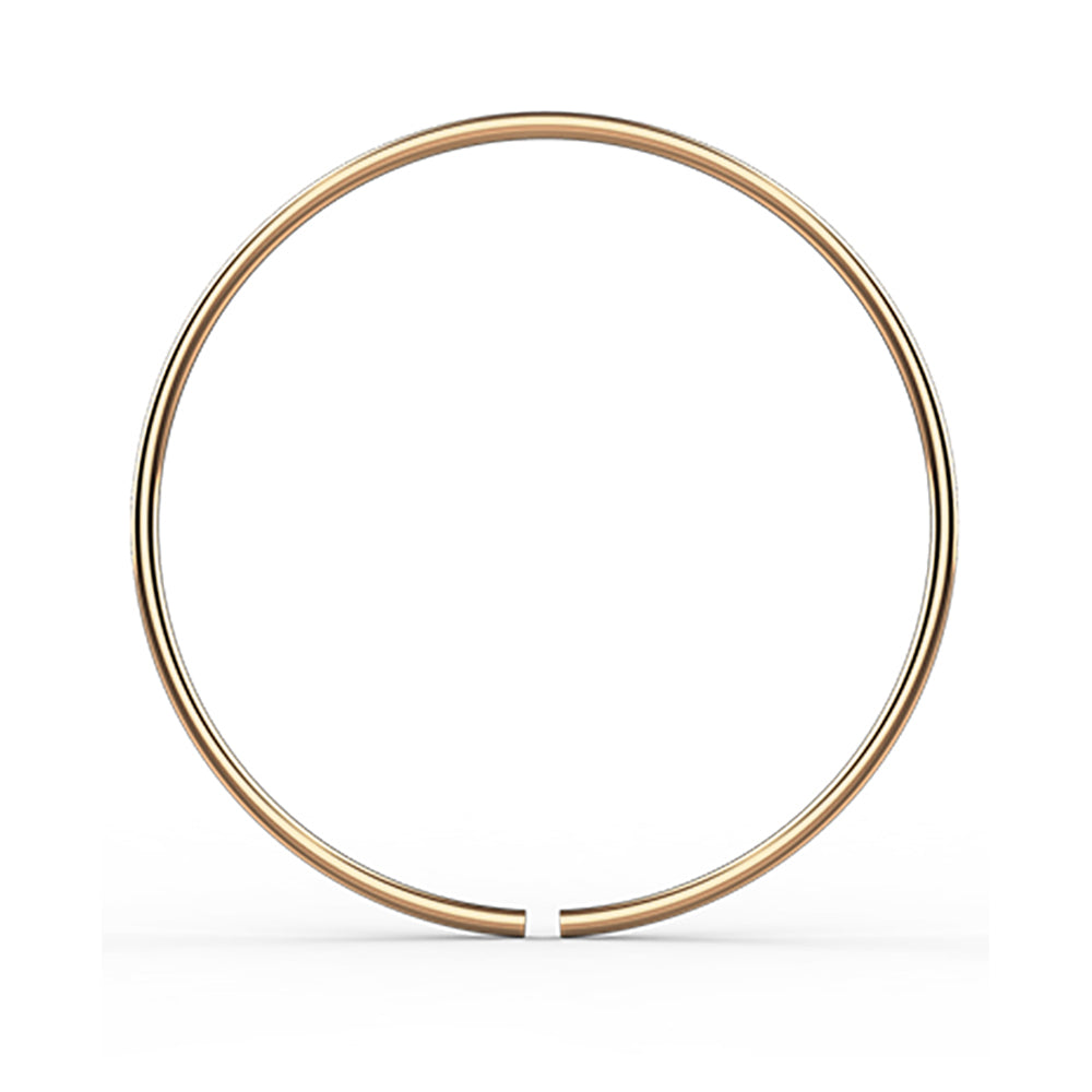 10K Gold Seamless Nose and Tragus Hoop Ring