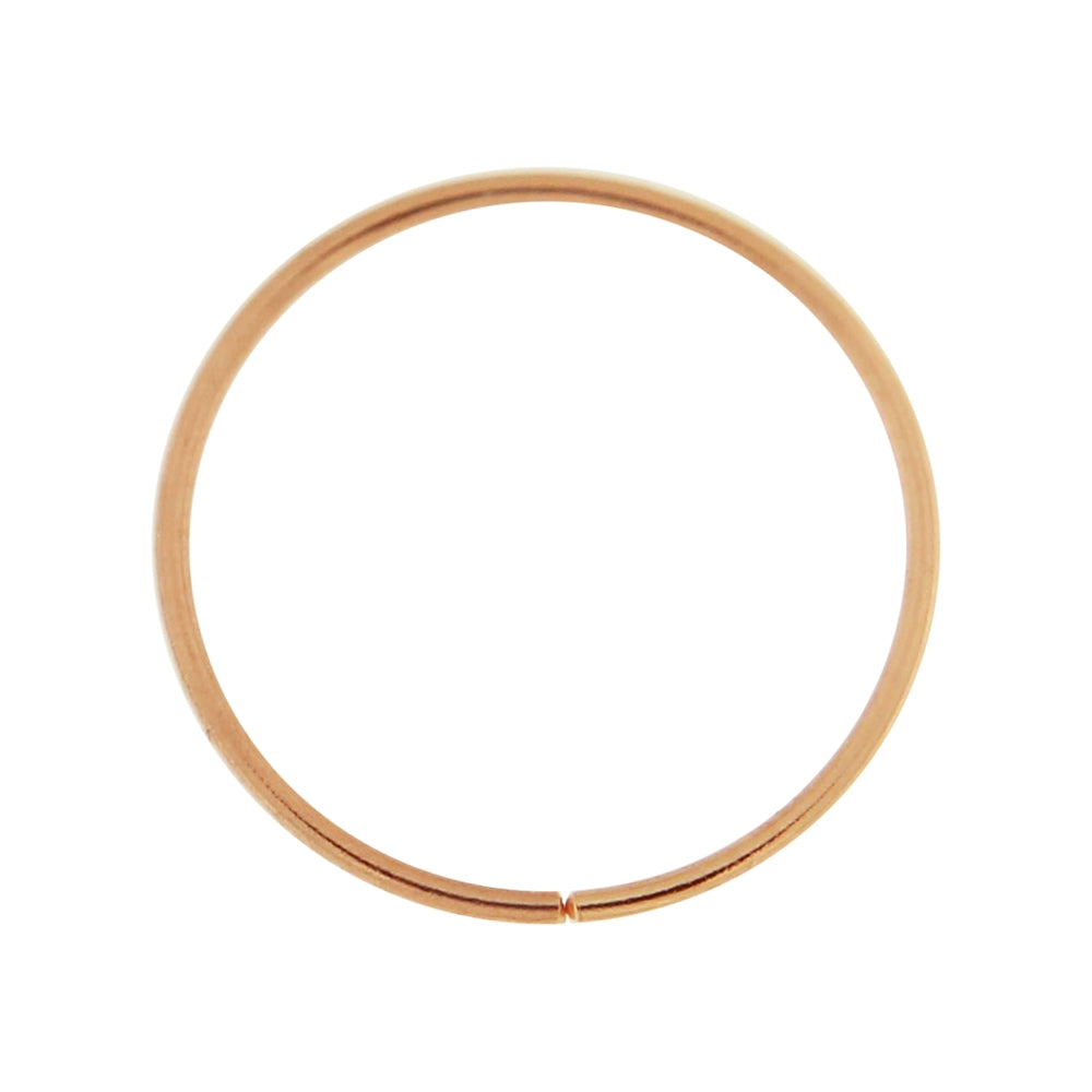 Box of 14K Gold 10 mm Seamless Continuous Nose Hoop Ring
