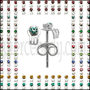 Zip Shaped Jeweled Earring Tray