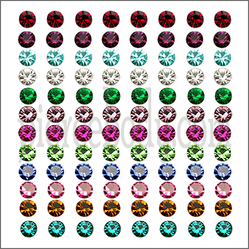 4MM Round Stone Birthstone Earring Tray