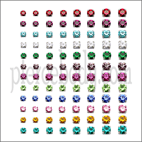 3-6MM Claw Set Birthstone Earring Tray