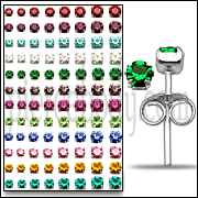 3-6MM Claw Set Birthstone Earring Tray