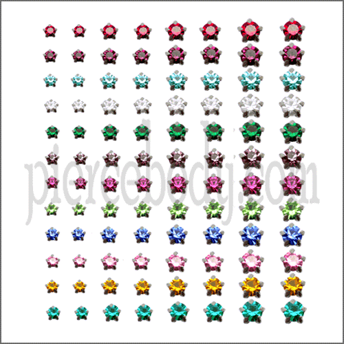 3-6MM Prong Set Birthstone Earring Tray