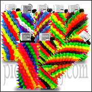 UV React Silicone Cigarette Lighter Bag Pack In Glitter Material
