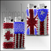 Silicone with UV React Cigarette Lighter Bag Pack
