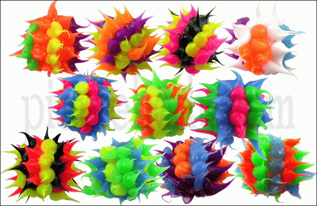 6MM Thread Ball Part with Silicone Spikes