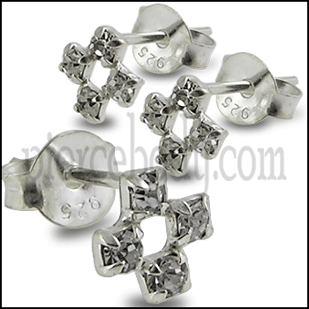 1.5mmTetra Claw Set Ear Stud