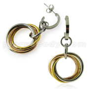Stainless Steel Adjustable Dangling Earring