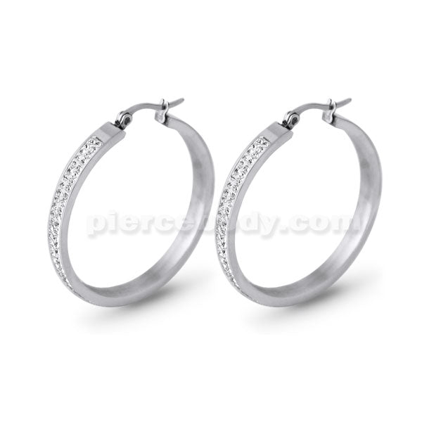 Stainless Steel Hoop Earring