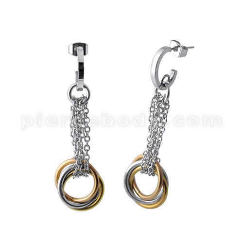 Stainless Steel Dangling Earring For Women