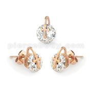 Stainless Steel Ear Stud and pendant