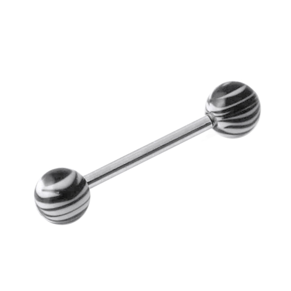 Tongue Bar with Zebra UV Balls