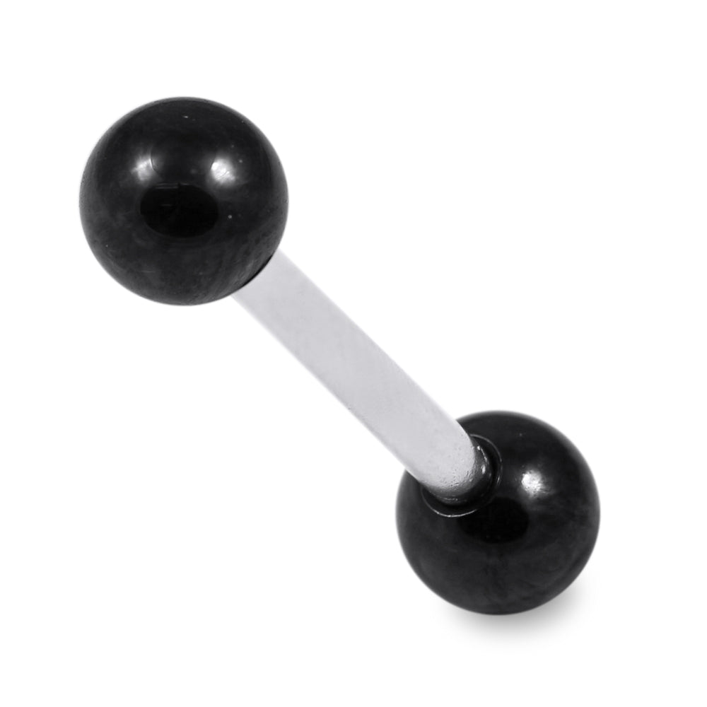 Tongue Barbell with SS Plain Balls