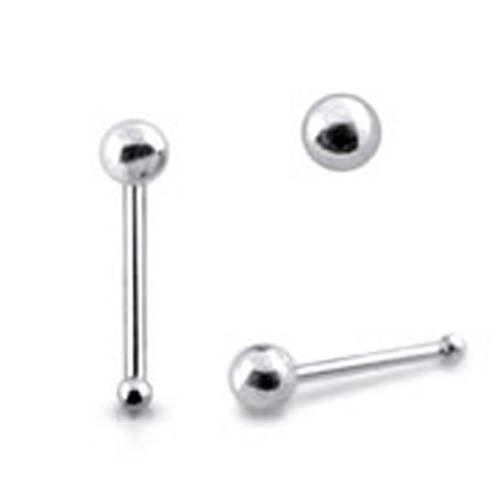 Plain Ball Ball End Nose Pin