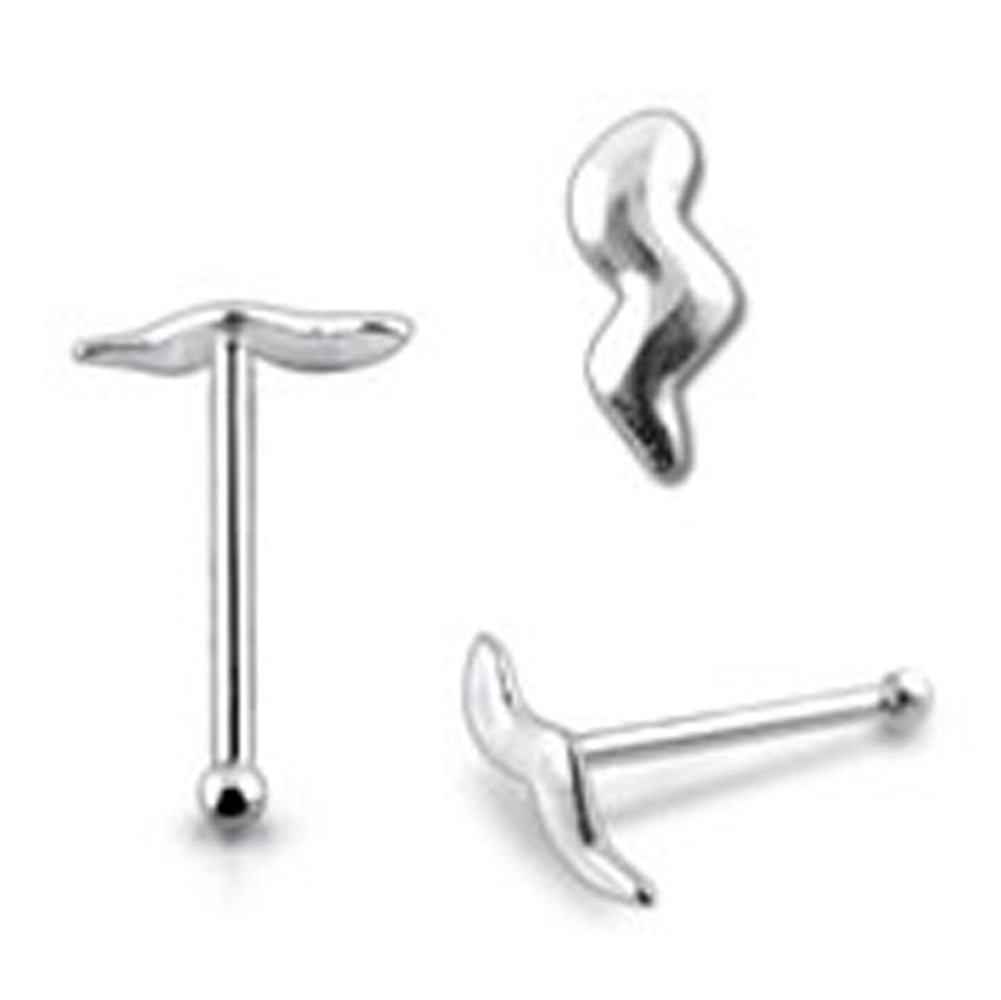 Plain Snake Ball End Nose Pin