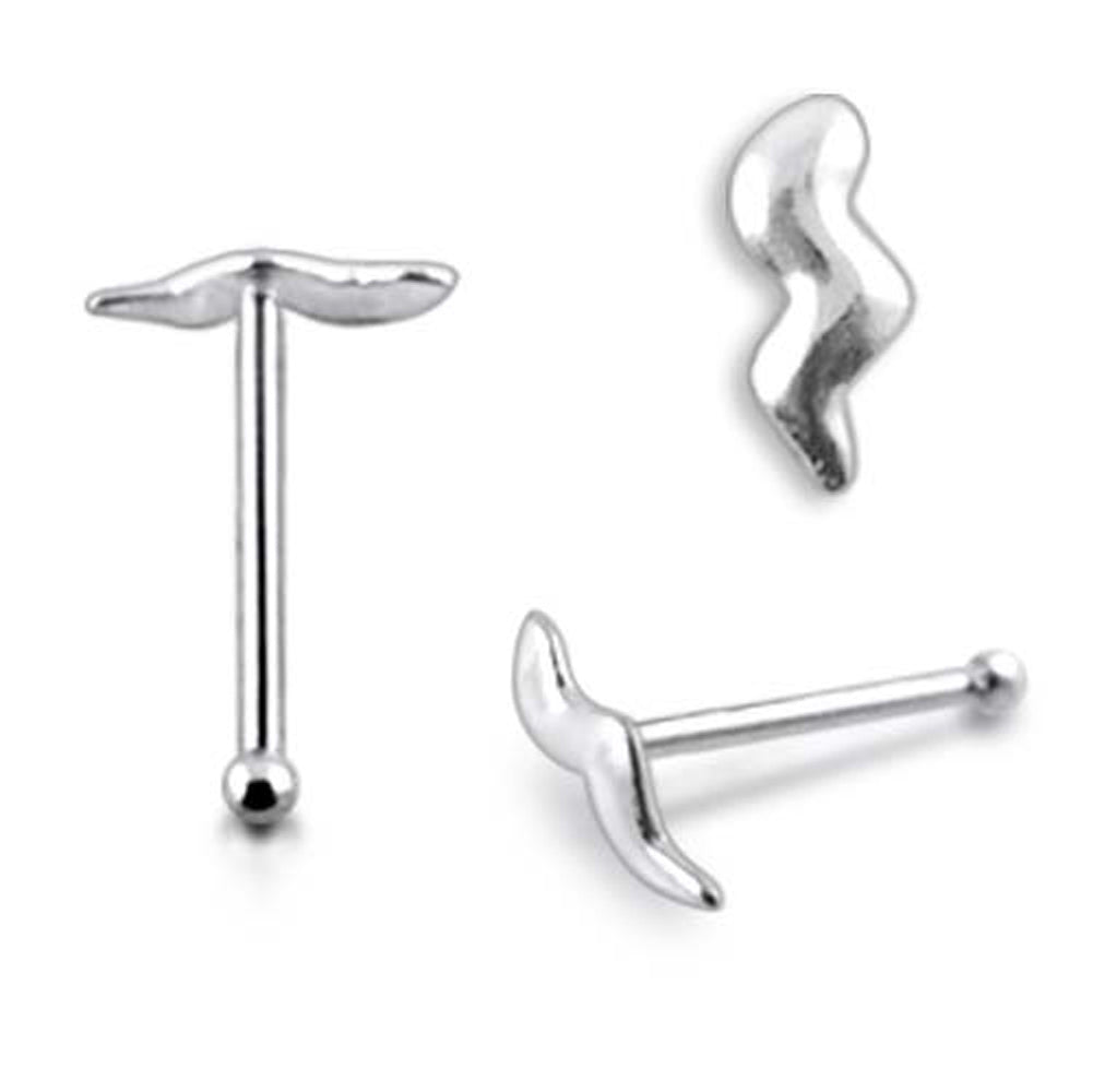 Plain Snake Ball End Nose Pin