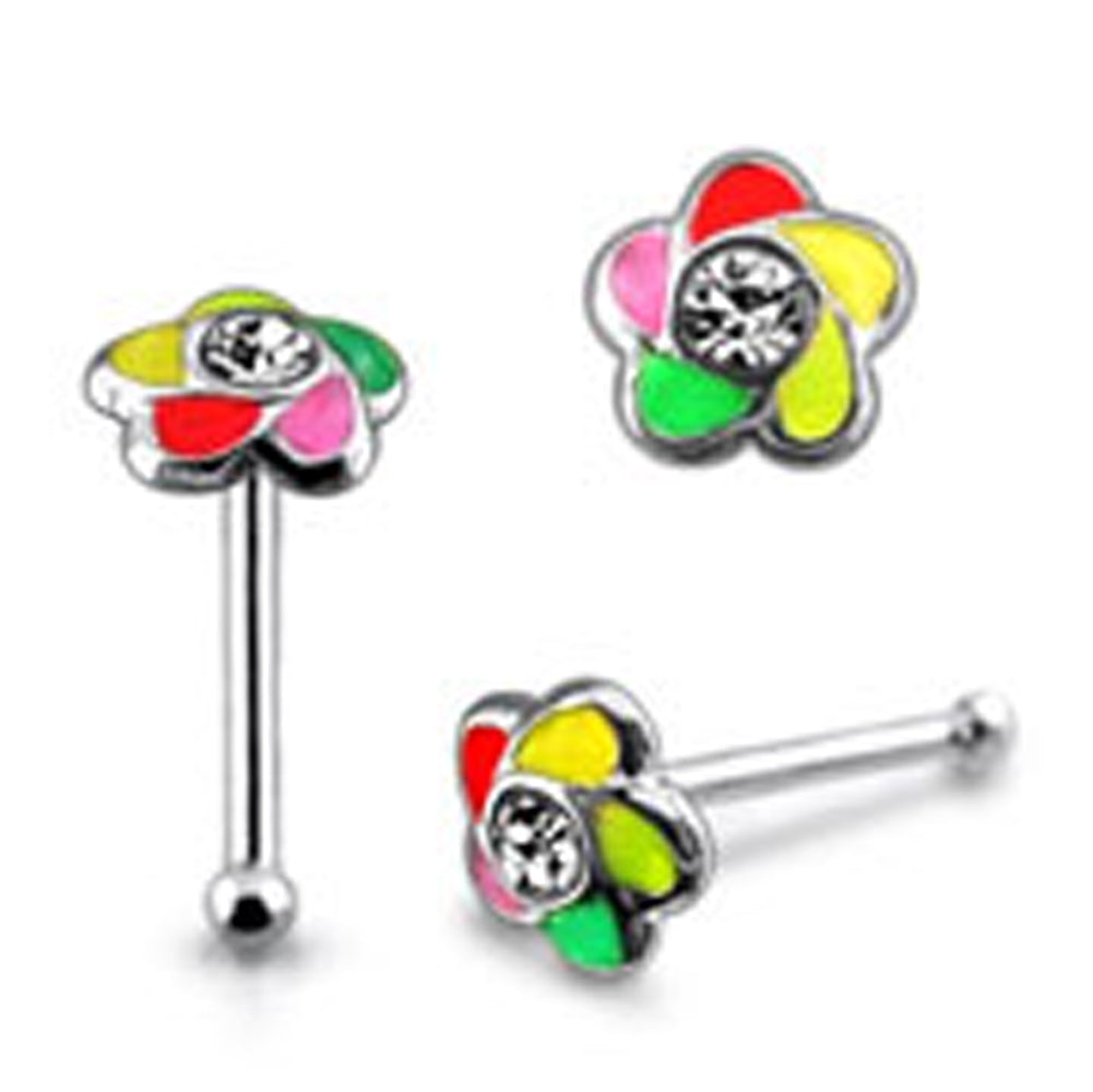 Multi Colored 925 Sterling Silver with Hand Paint