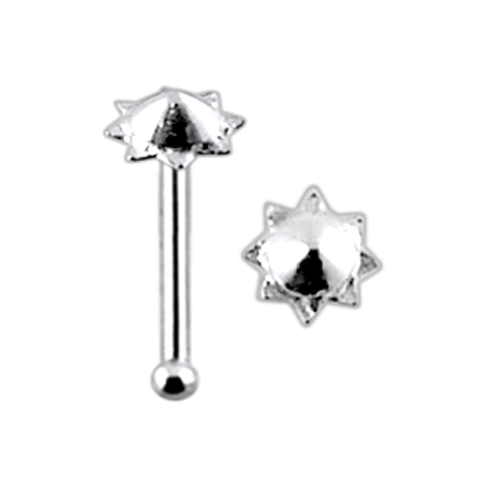 Plain Shield Ball End Nose Pin