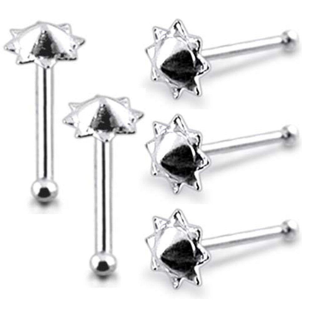 Plain Shield Ball End Nose Pin