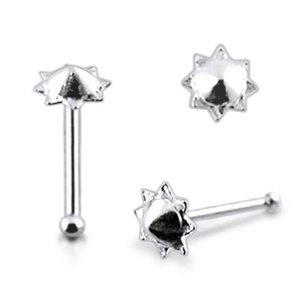 Plain Shield Ball End Nose Pin