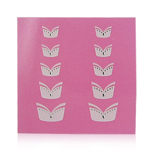 Di Cut Diamond French Nail Sticker