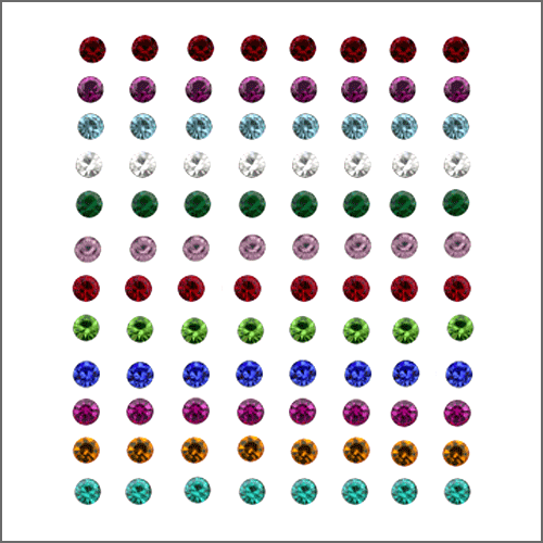 2MM Round Birthstone Earring Tray