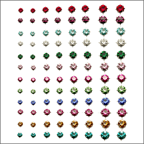 3-6MM Star Set Birthstone Earring in Tray