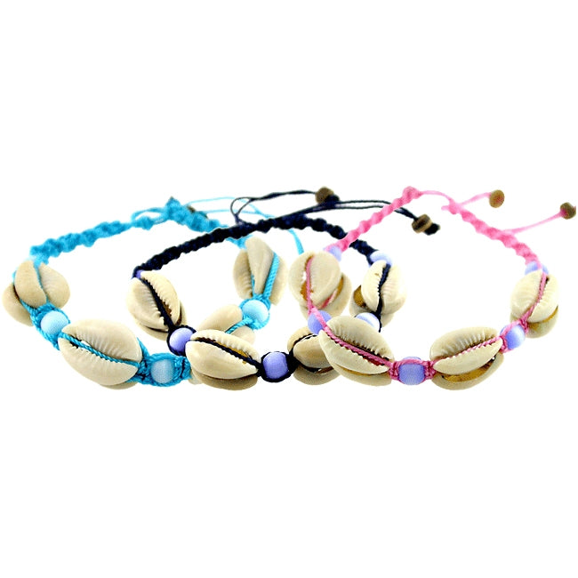 Turquoise Bead Bali Handmade Beach Shell Bracelet