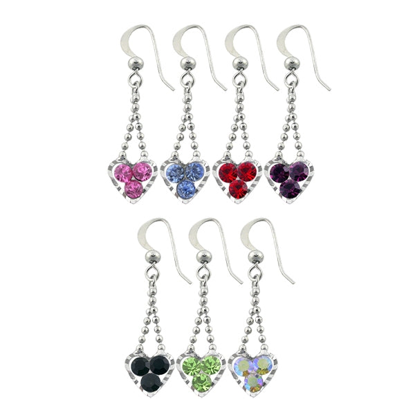 Metal And Rhinestone Studded Costume Earring