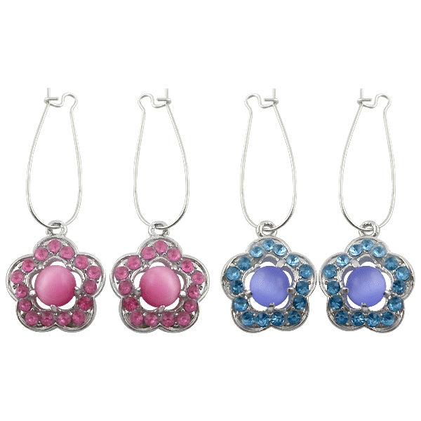 Metal And Rhinestone Costume Star Shape Earring