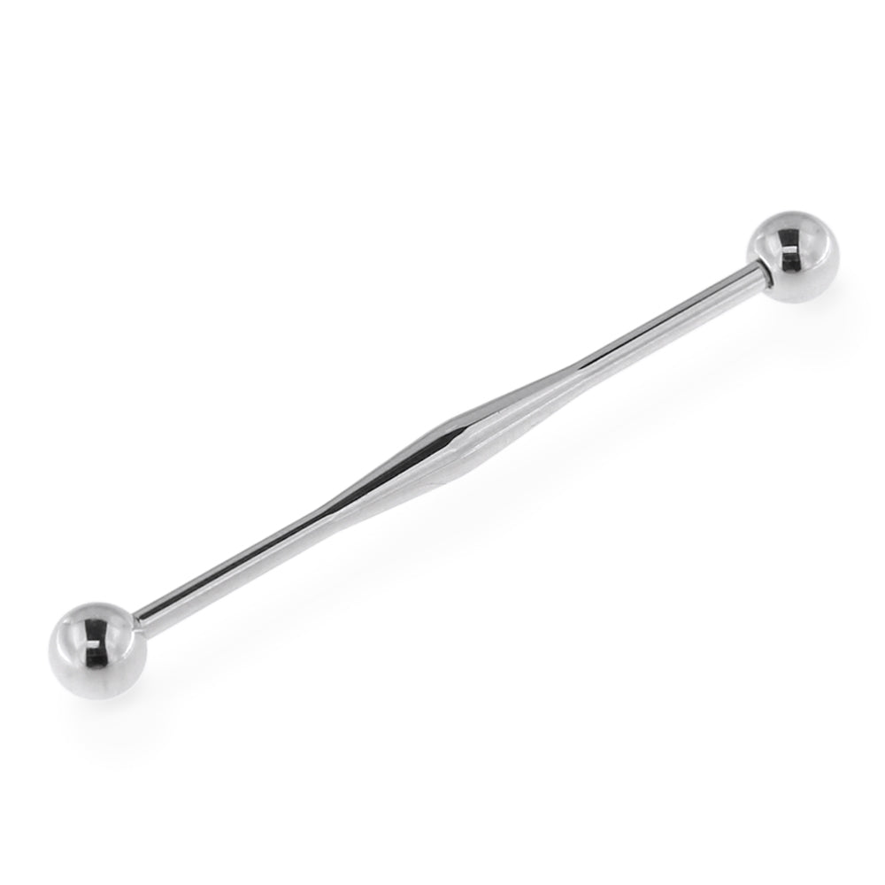 316L Surgical Steel Bumped Center Ear Industrial Piercing