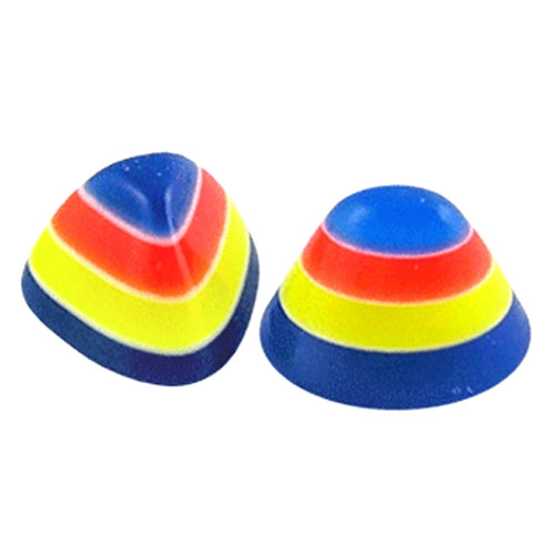 16G UV Multi Layered Cone Lip Piercing Jewelry