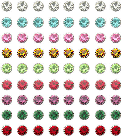 5mm Flowerset Ear Studs in a 36 pair Tray