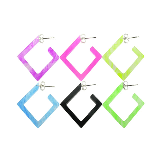 18mm UV React Fashionable Diamond Earring