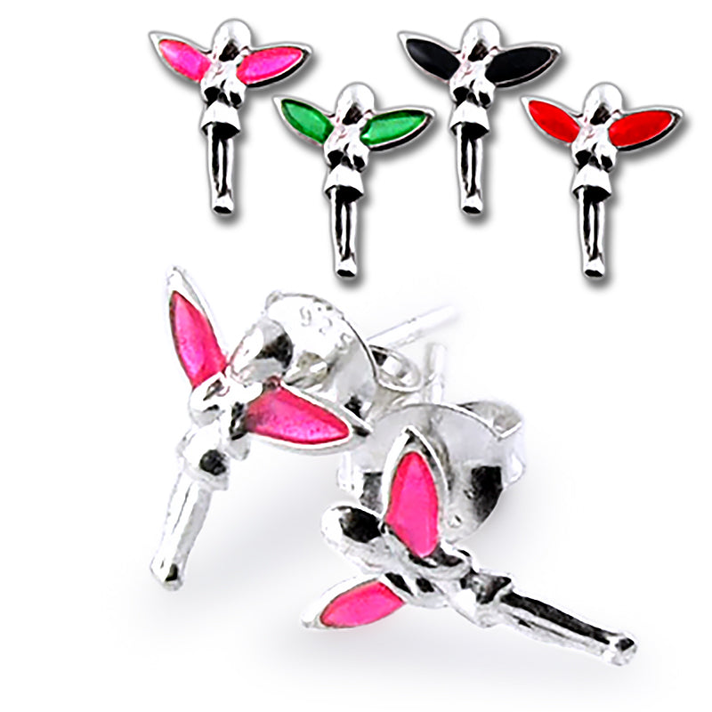 Angel shaped Silver Earring