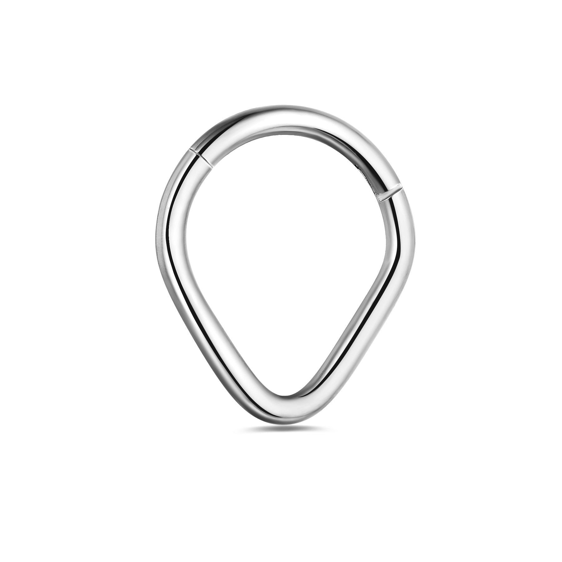 Surgical Steel V Shape Classic Hinged Segment Clicker Ring