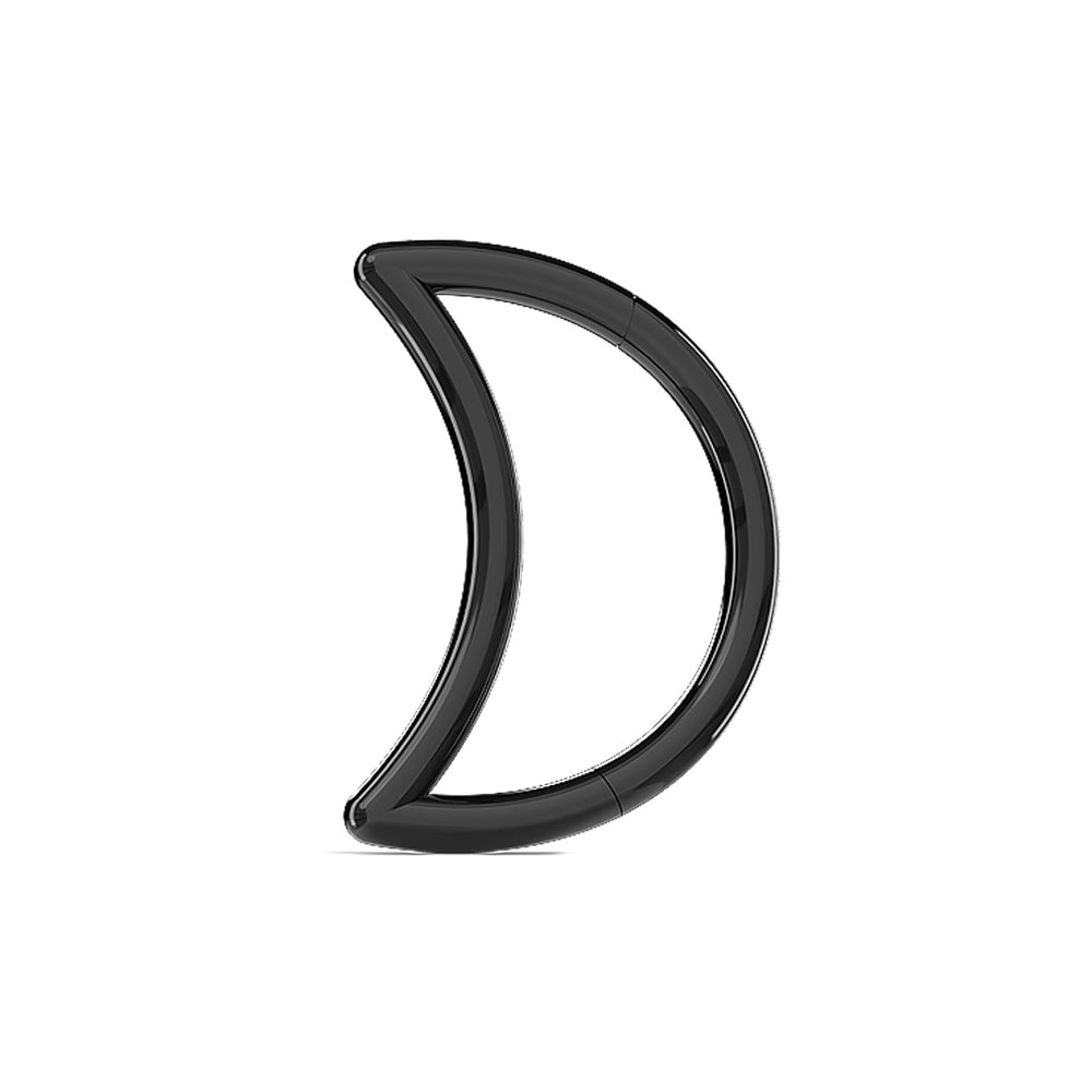 Small Moon Nose Hoop Segment Clicker Ring