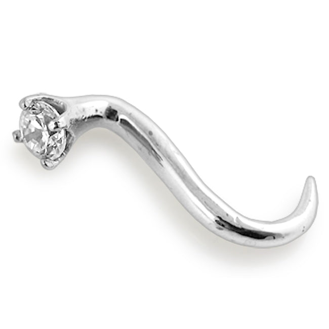 Steel Ear with Claw Jewel