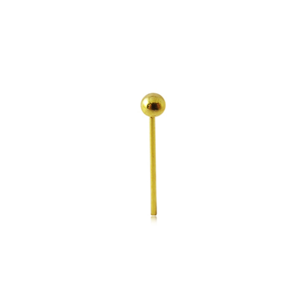 Plain Ball Straight Nose Pin