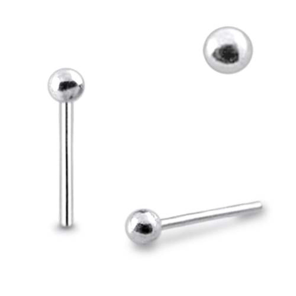 Plain Ball Straight Nose Pin