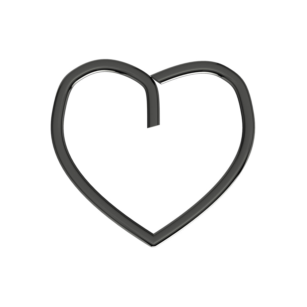 Heart Cartilage Single Closure Daith piercing Ring