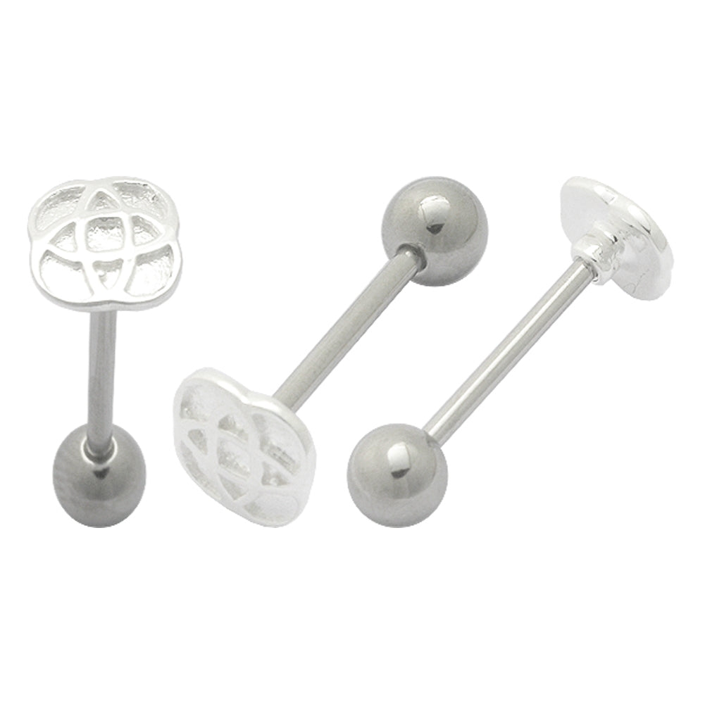 Celtic Plate Plain Tongue Ring