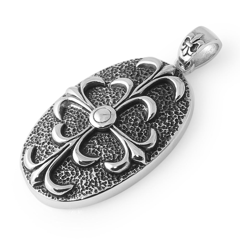 Stainless Steel Fleur de lis Pendant
