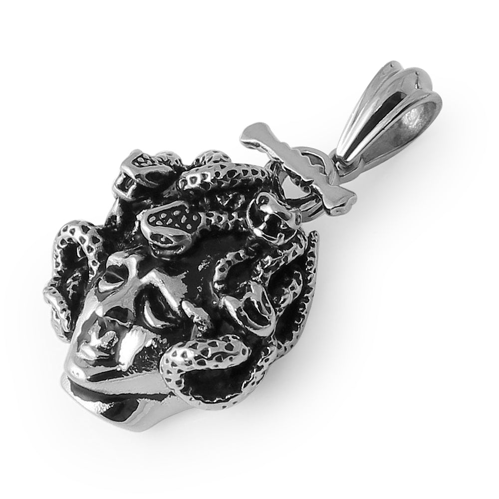 Stainless Steel Snake Women Pendant