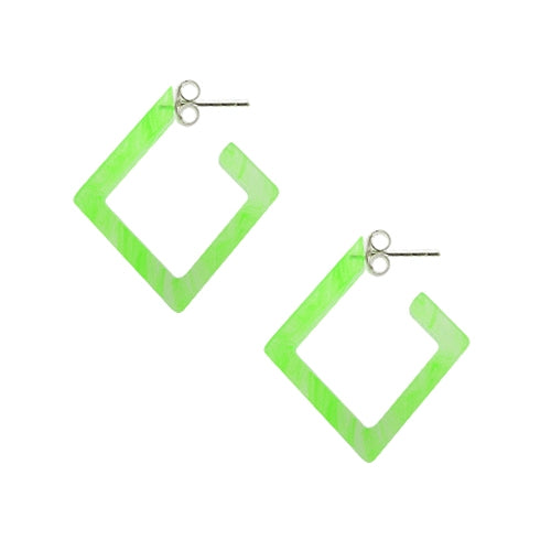 Peridot UV Diamond Ear Hoop