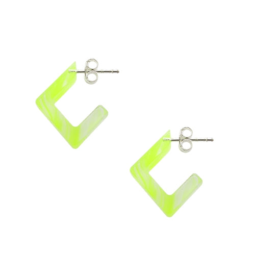 Yellow UV Ear Hoop