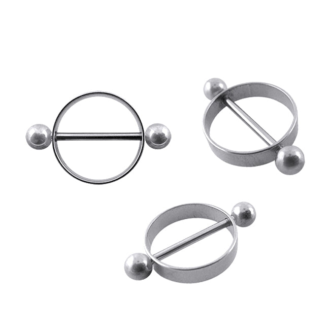 14mm Titanium Nipple Rounder with Balls