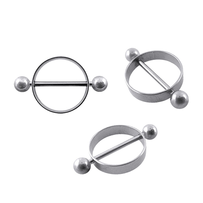 16mm Titanium Nipple Rounder with Balls