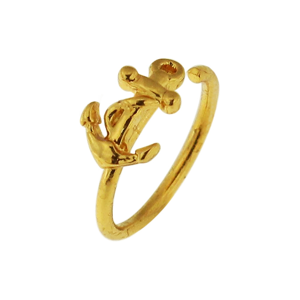 Anchor Style Cartilage Helix Tragus Hoop Ring Stud