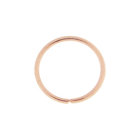 Box of 14K Gold 6 mm Seamless Continuous Nose Hoop Ring